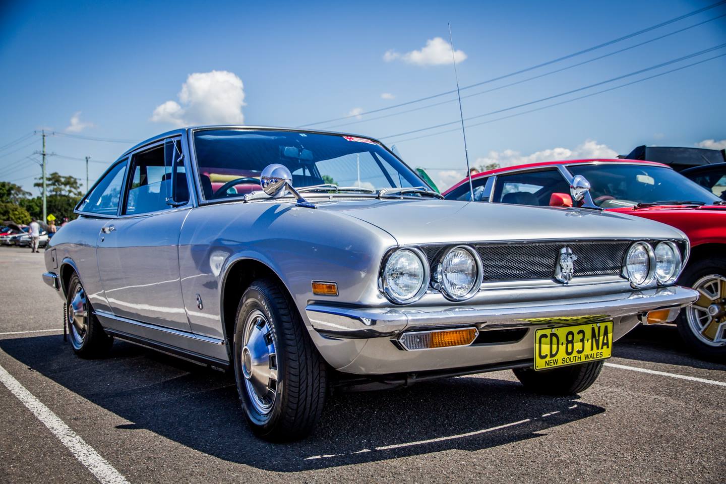 An immaculate Isuzu 117 coupe we imported to Australia that still had plastic over the door trims! Owner won a show'n'shine event on its first outing.